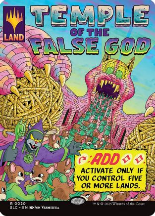 Temple of the False God (020) Foil - Secret Lair Countdown Kit