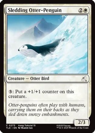 Sledding Otter-Penguin (273) - Avatar: The Last Airbender: Eternal-Legal