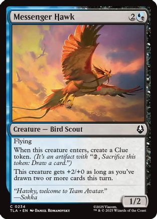 Messenger Hawk (234) Foil - Avatar: The Last Airbender