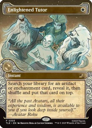 Enlightened Tutor (Showcase) (305) - Avatar: The Last Airbender: Eternal-Legal