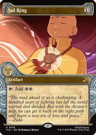 Sol Ring (Showcase) (316) - Avatar: The Last Airbender: Eternal-Legal