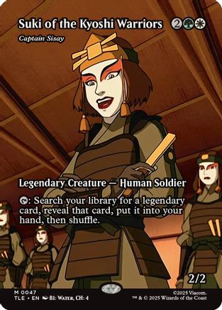 Suki of the Kyoshi Warriors – Captain Sisay (Borderless) (047) - Avatar: The Last Airbender: Eternal-Legal