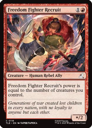 Freedom Fighter Recruit (118) - Avatar: The Last Airbender: Eternal-Legal