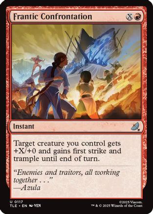 Frantic Confrontation (117) Foil - Avatar: The Last Airbender: Eternal-Legal