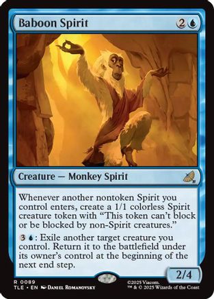 Baboon Spirit (089) Foil - Avatar: The Last Airbender: Eternal-Legal