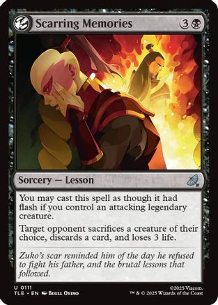 Scarring Memories (111) Foil - Avatar: The Last Airbender: Eternal-Legal