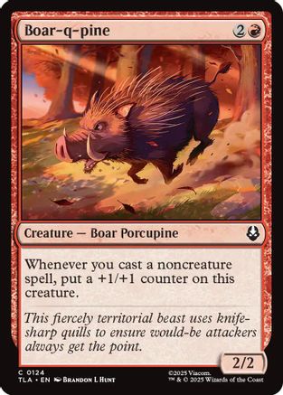 Boar-q-pine (124) Foil - Avatar: The Last Airbender