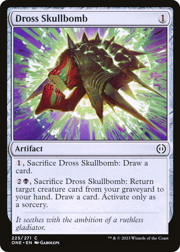 Dross Skullbomb (225) Foil - Phyrexia: All Will Be One