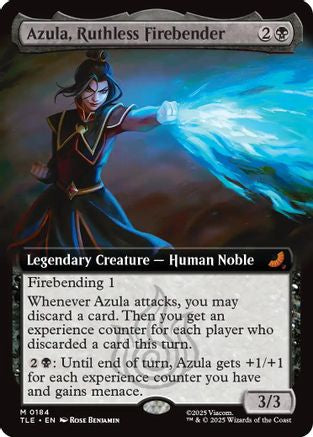 Azula, Ruthless Firebender (Extended Art) (184) Foil - Avatar: The Last Airbender: Eternal-Legal