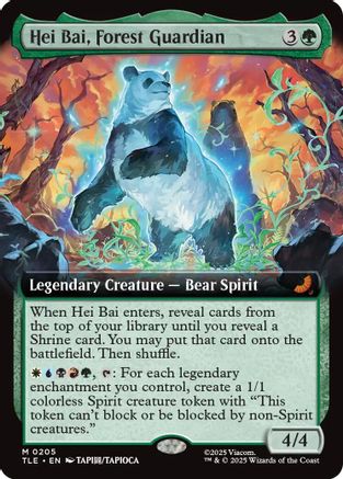 Hei Bai, Forest Guardian (Extended Art) (205) - Avatar: The Last Airbender: Eternal-Legal