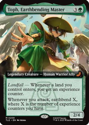Toph, Earthbending Master (Extended Art) (209) Foil - Avatar: The Last Airbender: Eternal-Legal