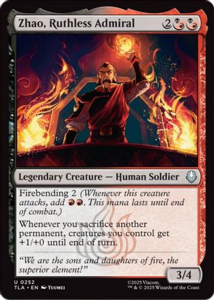 Zhao, Ruthless Admiral (252) - Avatar: The Last Airbender
