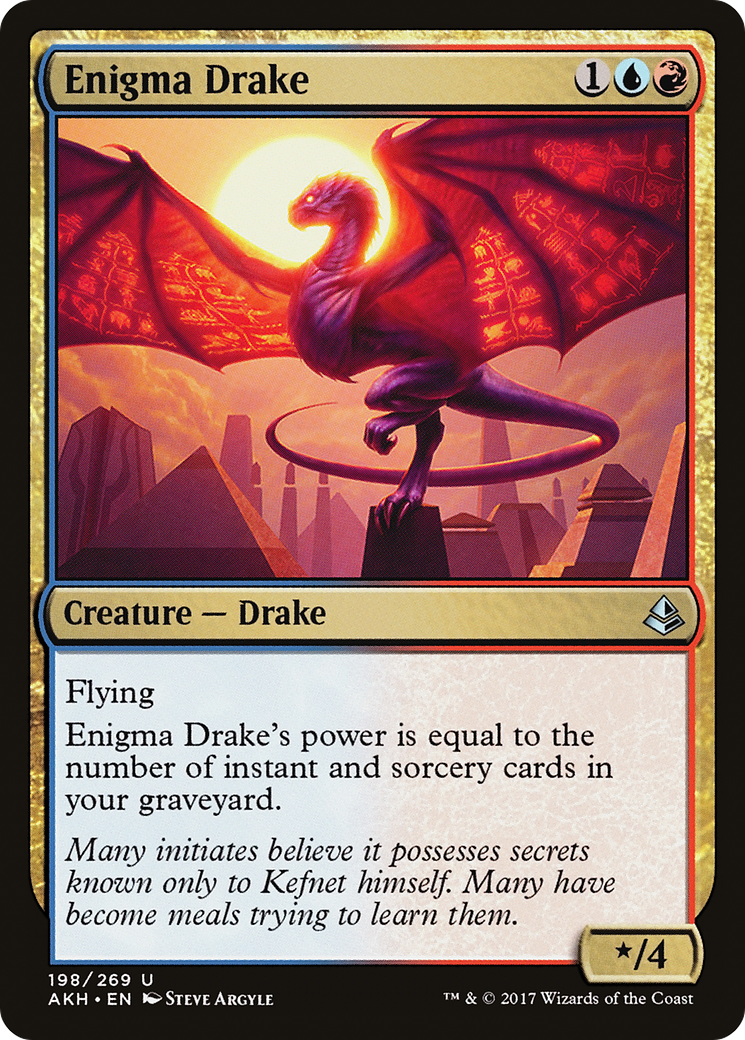 Enigma Drake (198) Foil - Amonkhet