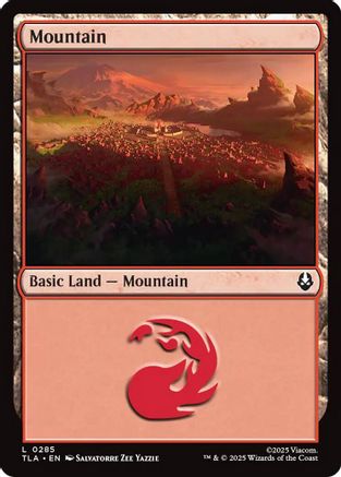Mountain (285) Foil - Avatar: The Last Airbender