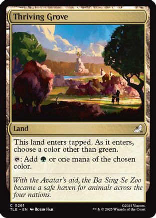 Thriving Grove (261) Foil - Avatar: The Last Airbender: Eternal-Legal