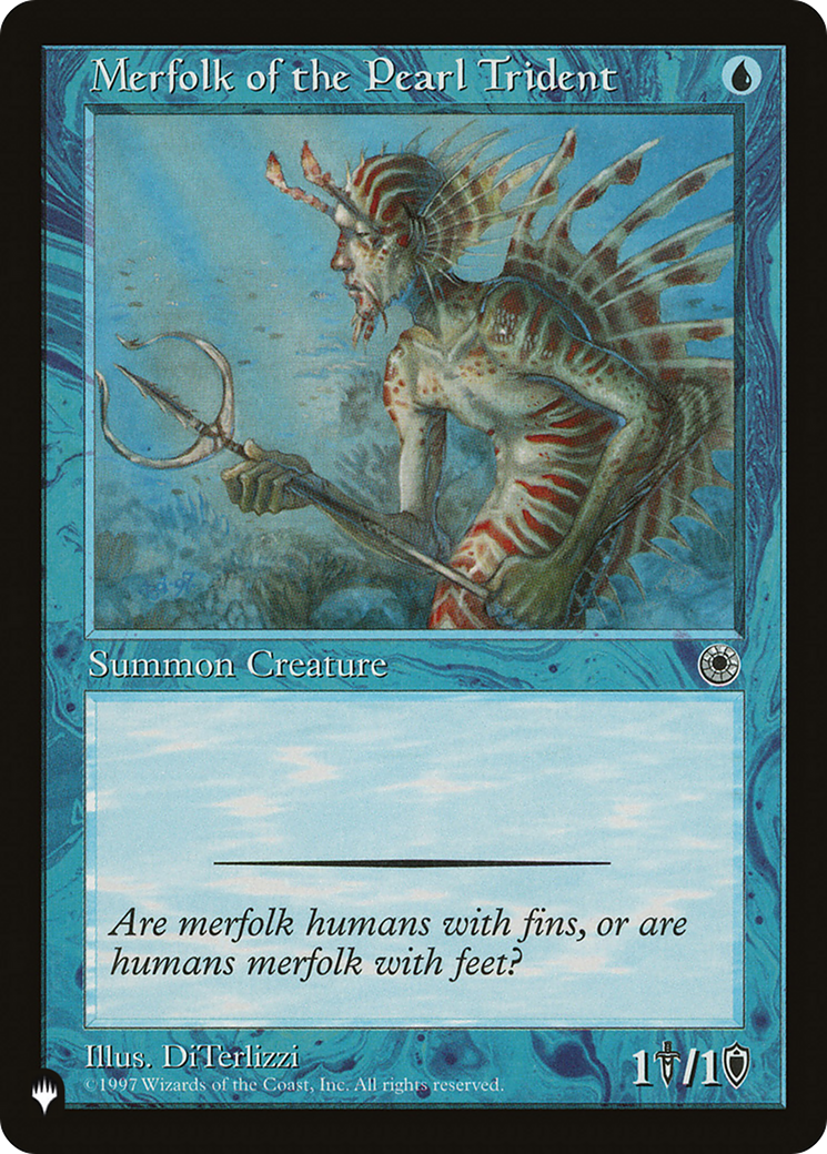 Merfolk of the Pearl Trident (Retro) (POR-60) - The List