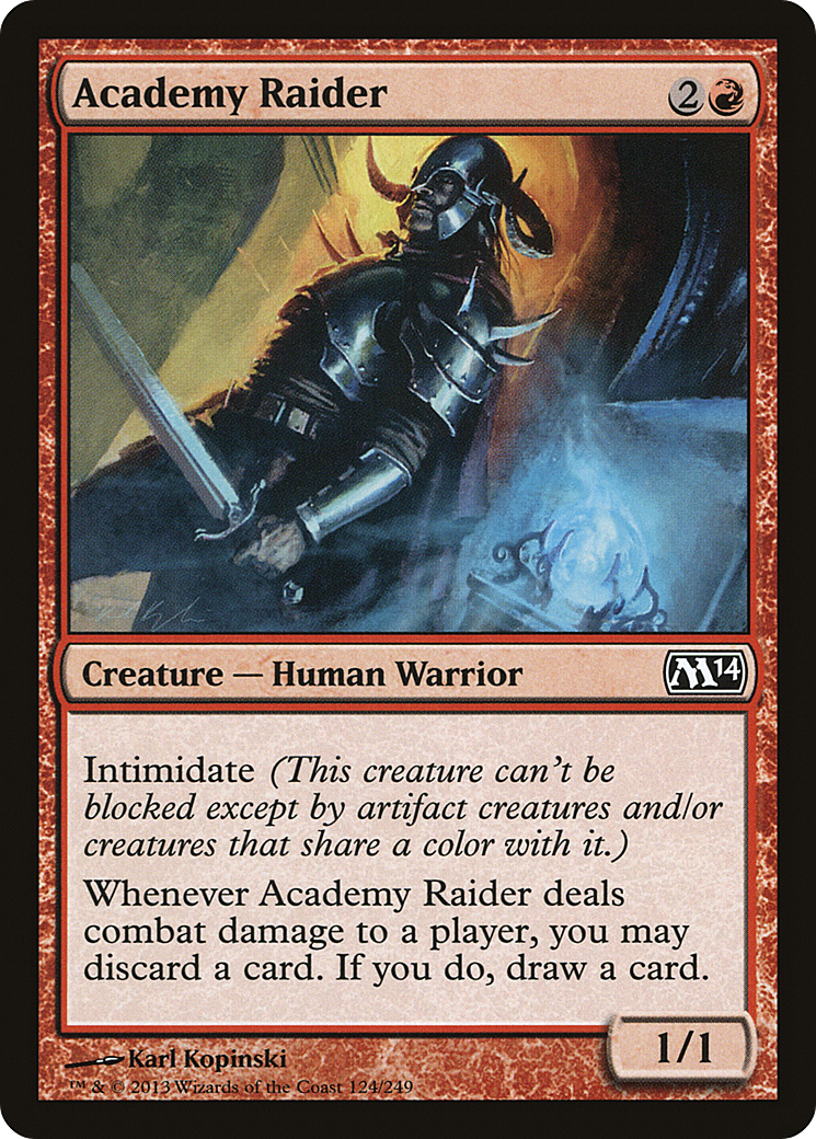 Academy Raider (124) Foil - Magic 2014