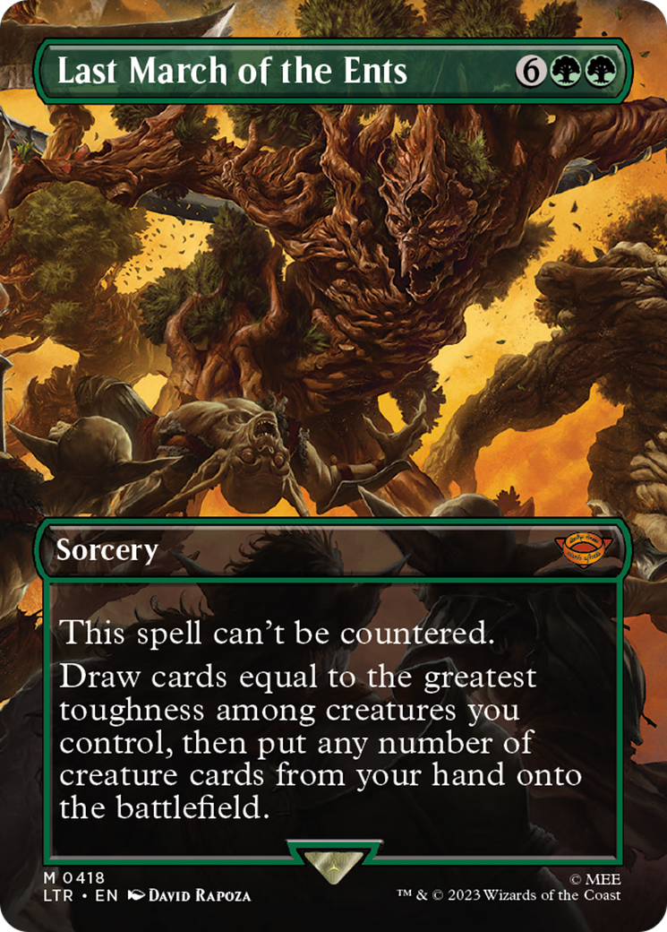 Last March of the Ents (418) Foil - The Lord of the Rings: Tales of Middle-earth