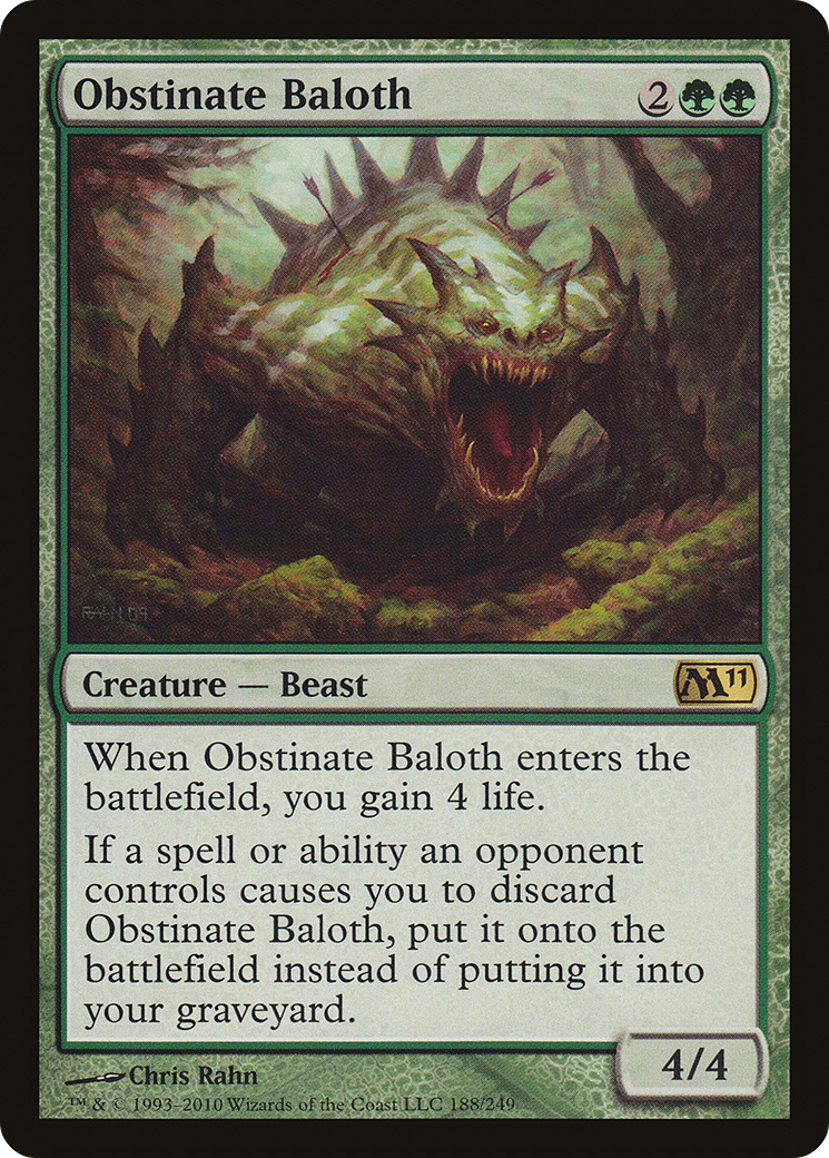 Obstinate Baloth (188) - Magic 2011