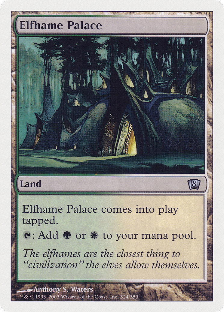 Elfhame Palace (324) Foil - Eighth Edition