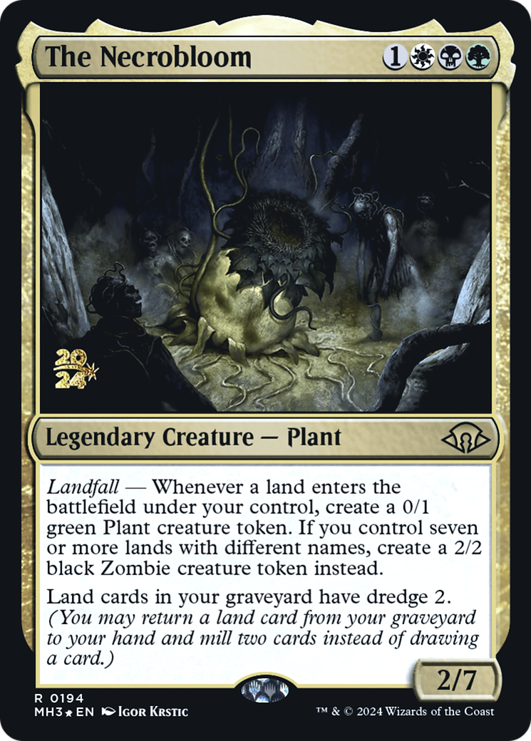 The Necrobloom (194) Foil - Modern Horizons 3 Promos