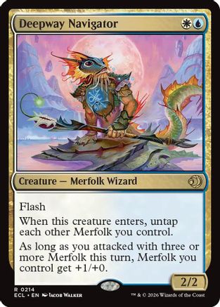 Deepway Navigator (214) Foil - Lorwyn Eclipsed