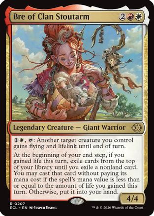 Bre of Clan Stoutarm (207) Foil - Lorwyn Eclipsed