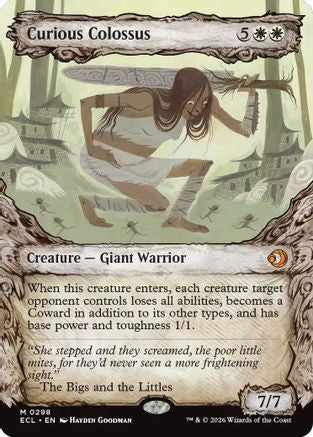 Curious Colossus (Showcase) (298) Foil - Lorwyn Eclipsed