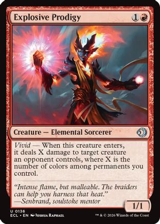 Explosive Prodigy (136) - Lorwyn Eclipsed