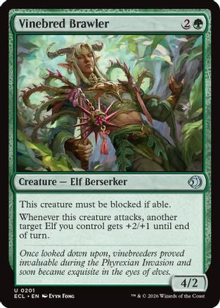 Vinebred Brawler (201) Foil - Lorwyn Eclipsed