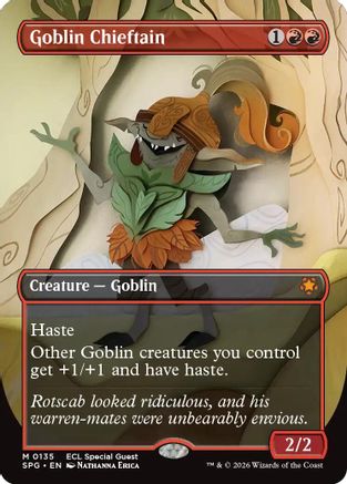 Goblin Chieftain (Borderless) (135) - Special Guests