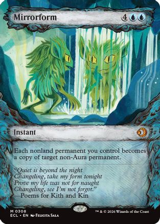 Mirrorform (Showcase) (308) Foil - Lorwyn Eclipsed