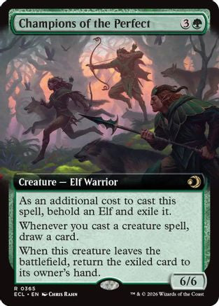 Champions of the Perfect (Extended Art) (365) Foil - Lorwyn Eclipsed