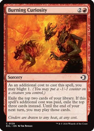 Burning Curiosity (129) - Lorwyn Eclipsed