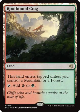 Rootbound Crag (163) - Commander: Lorwyn Eclipsed