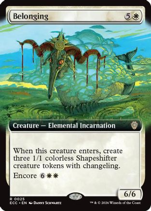 Belonging (Extended Art) (025) - Commander: Lorwyn Eclipsed