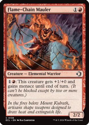 Flame-Chain Mauler (138) Foil - Lorwyn Eclipsed