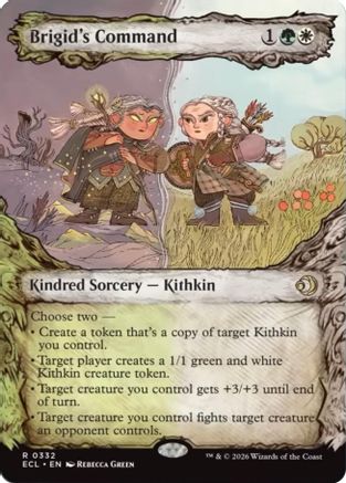 Brigid's Command (Showcase) (332) - Lorwyn Eclipsed