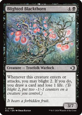 Blighted Blackthorn (090) - Lorwyn Eclipsed
