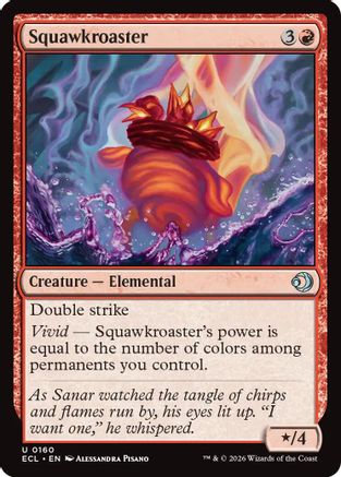 Squawkroaster (160) Foil - Lorwyn Eclipsed