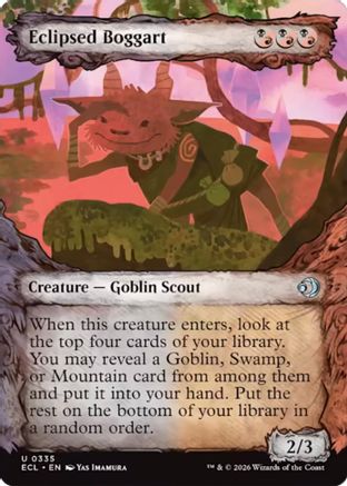 Eclipsed Boggart (Showcase) (335) Foil - Lorwyn Eclipsed