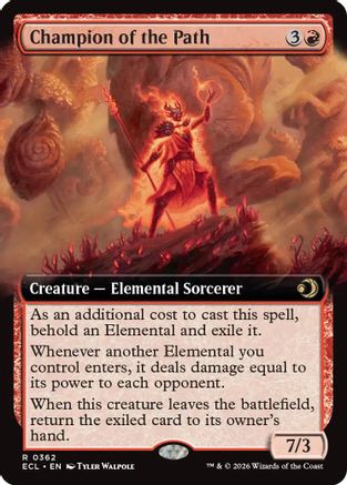 Champion of the Path (Extended Art) (362) - Lorwyn Eclipsed