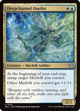 Deepchannel Duelist (213) Foil - Lorwyn Eclipsed