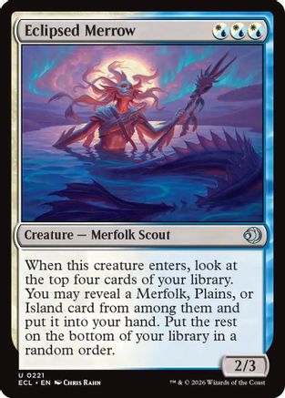 Eclipsed Merrow (221) Foil - Lorwyn Eclipsed