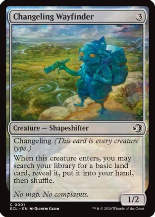 Changeling Wayfinder (001) Foil - Lorwyn Eclipsed
