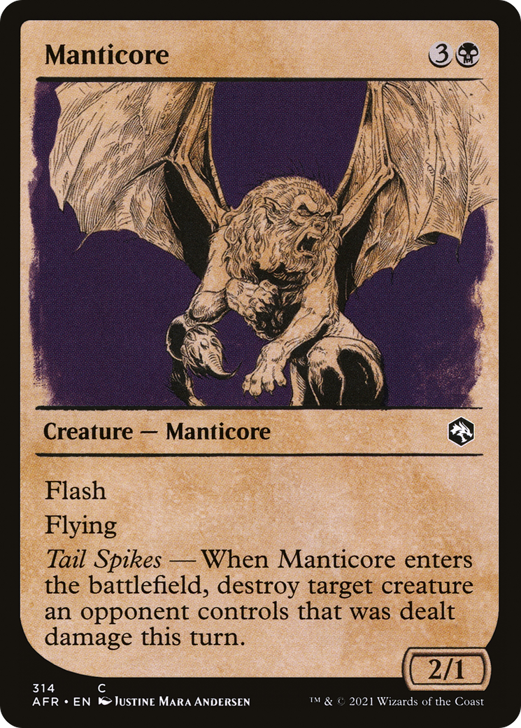 Manticore (Showcase) (314) - Adventures in the Forgotten Realms