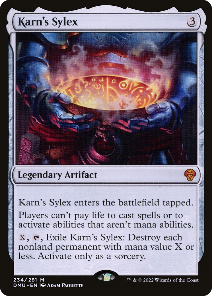 Karn's Sylex (234) Foil - Dominaria United