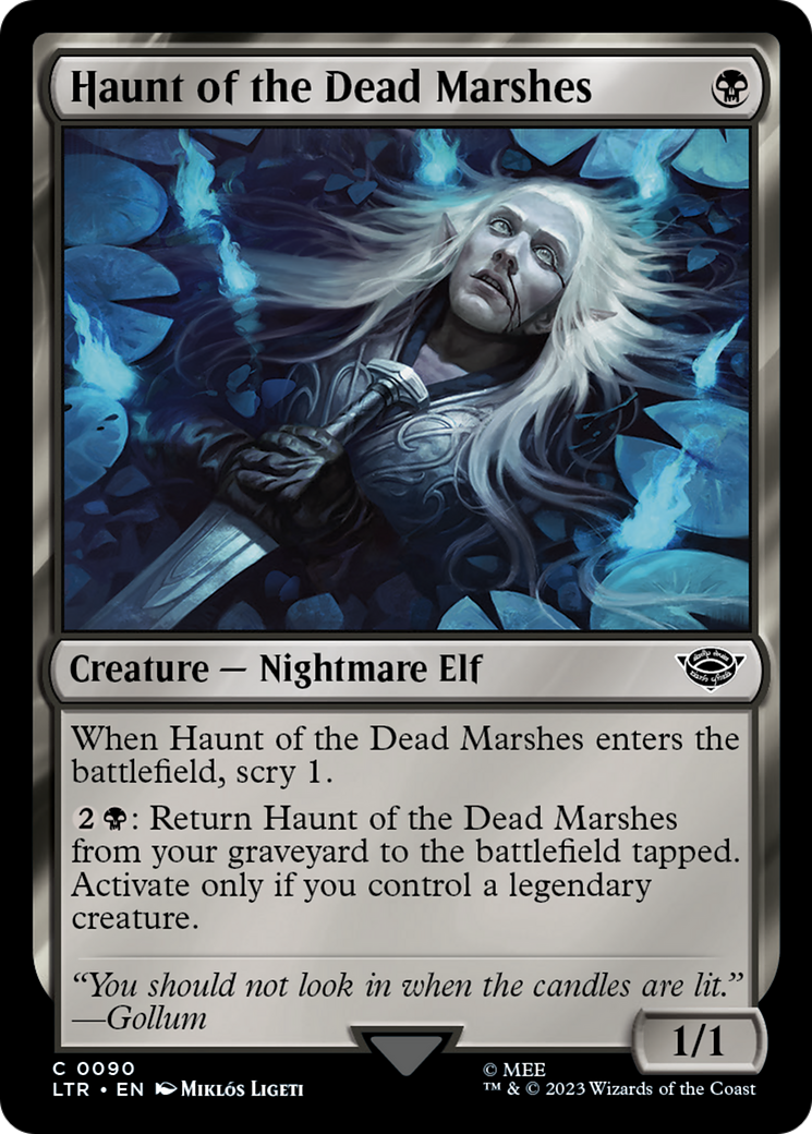 Haunt of the Dead Marshes (090) Foil - The Lord of the Rings: Tales of Middle-earth
