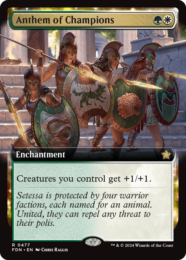 Anthem of Champions (Extended Art) (477) - Foundations
