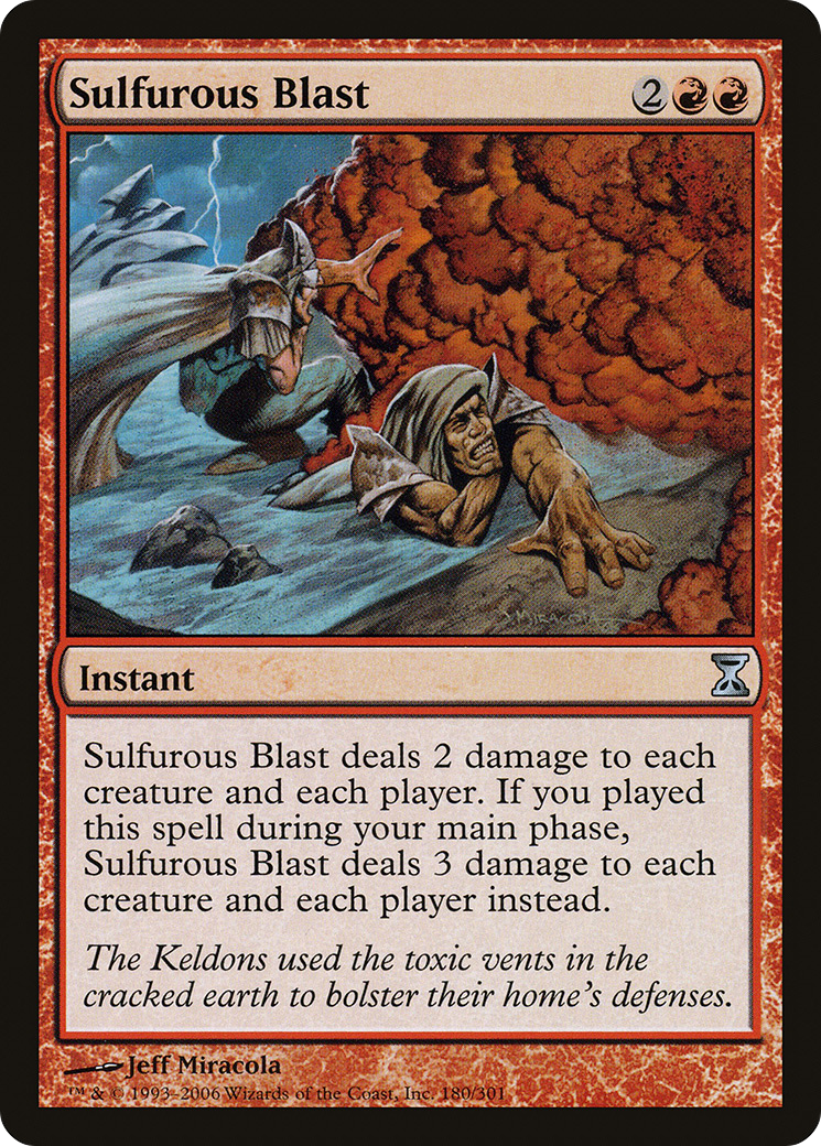 Sulfurous Blast (180) - Time Spiral
